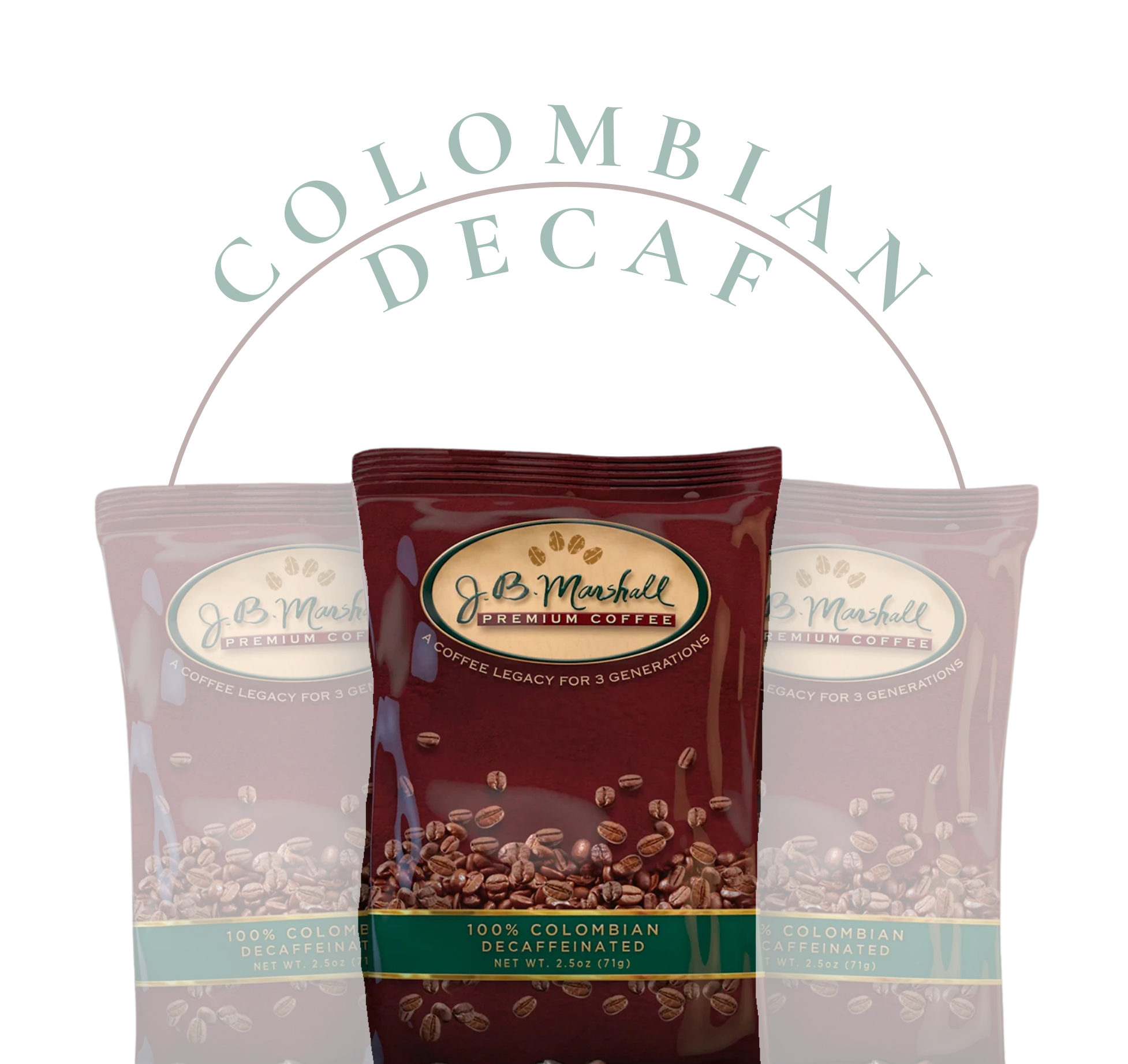 100% Colombian Decaf Packets